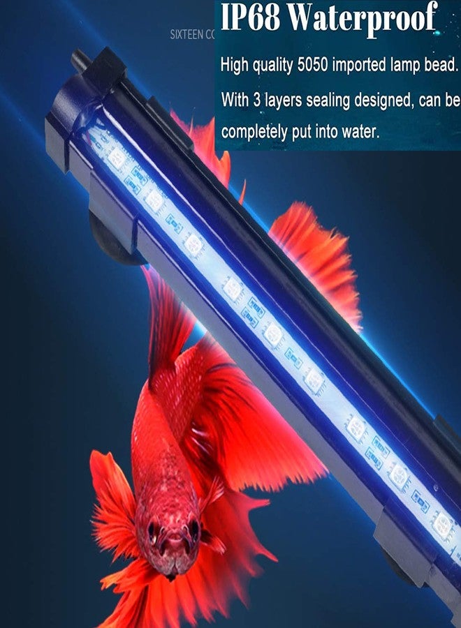 مصباح جاك سوبر الهوائي لحوض السمك، مصباح LED RGB لحوض السمك بـ 16 لونًا و4 أوضاع، مع جهاز تحكم عن بعد، مصباح غاطس IP68 لحوض السلاحف، وسمك البيتا، والروبيان - Image 2